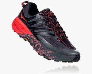 Hoka One One Women's Speedgoat 3 Running Shoes Dark Grey/Red - AU ZNKE